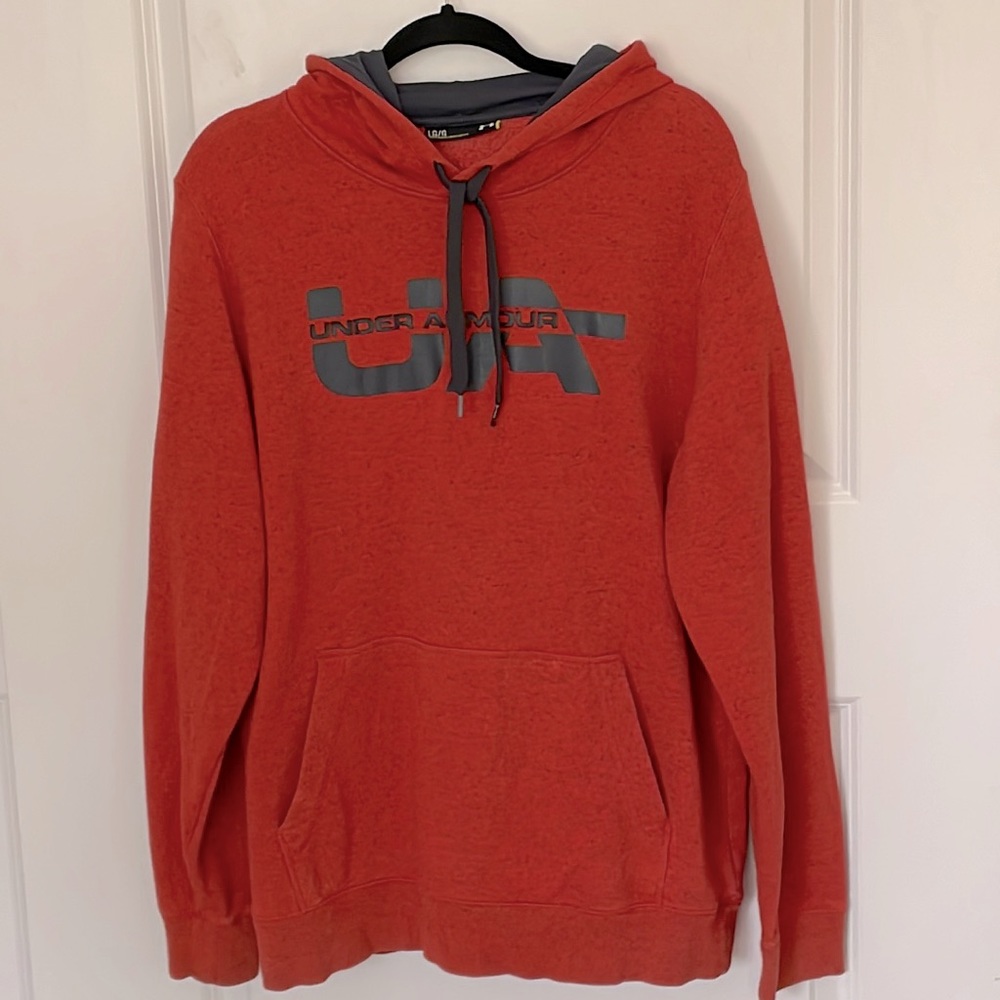 Under Armour Orange Hoodie Large